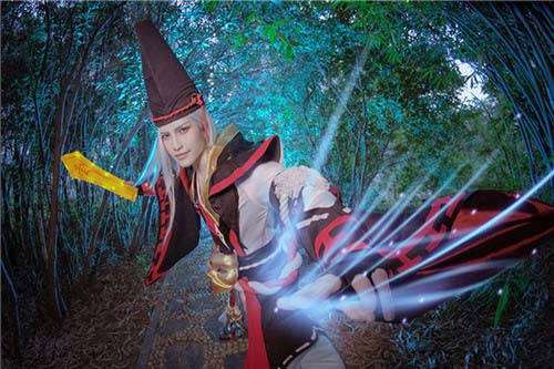 王者荣耀阴阳师狄仁杰真人cos