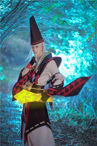 王者荣耀阴阳师狄仁杰真人cos