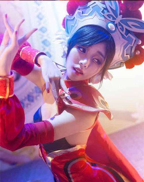 王者荣耀虞姬霸王别姬真人cos