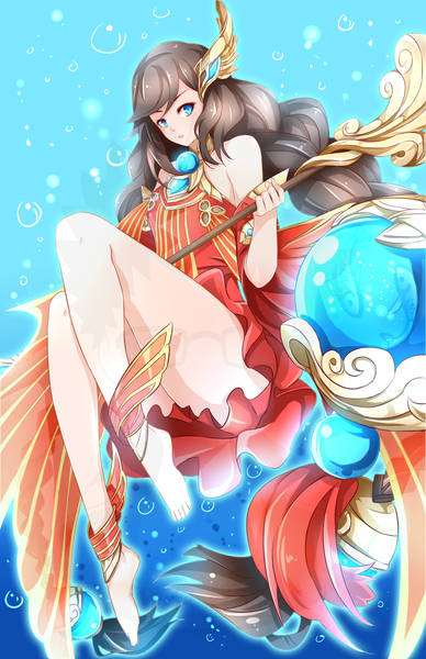 王者荣耀大乔被×叉画面