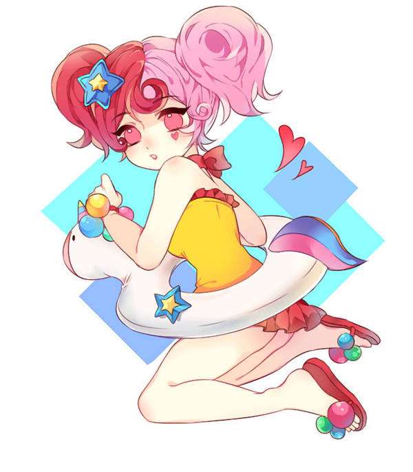 王者荣耀夏日泳装小乔漫画