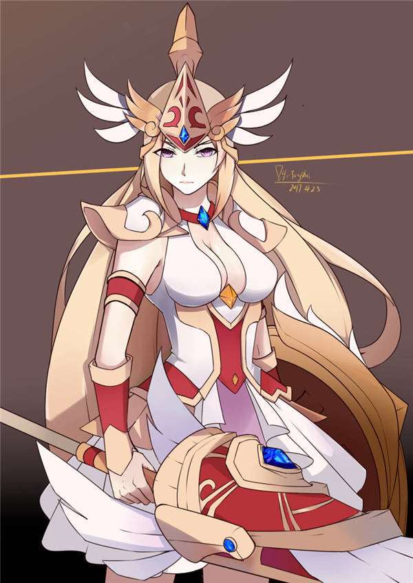 王者荣耀女战神雅典娜同人漫画